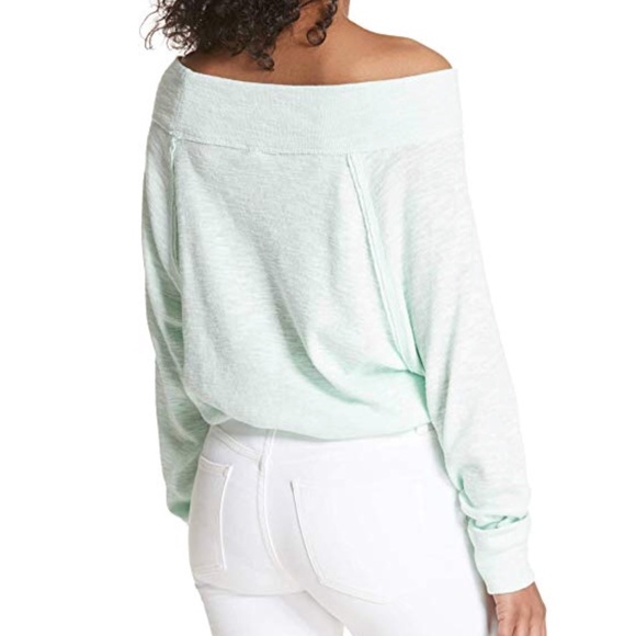 •Free People• NWT• Palisades Top• Seafog• Sm• Med - Picture 2 of 4